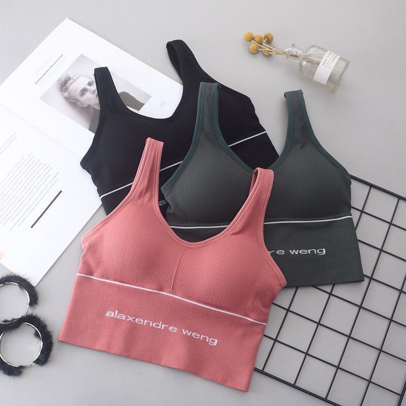 Áo Lót Nữ - Áo Bra Nữ viền chữ phong cách trẻ trung năng động DAN STORE MÃ  ALEX