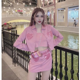 Set Natthy Crystal màu hồng NATTHY STYLE