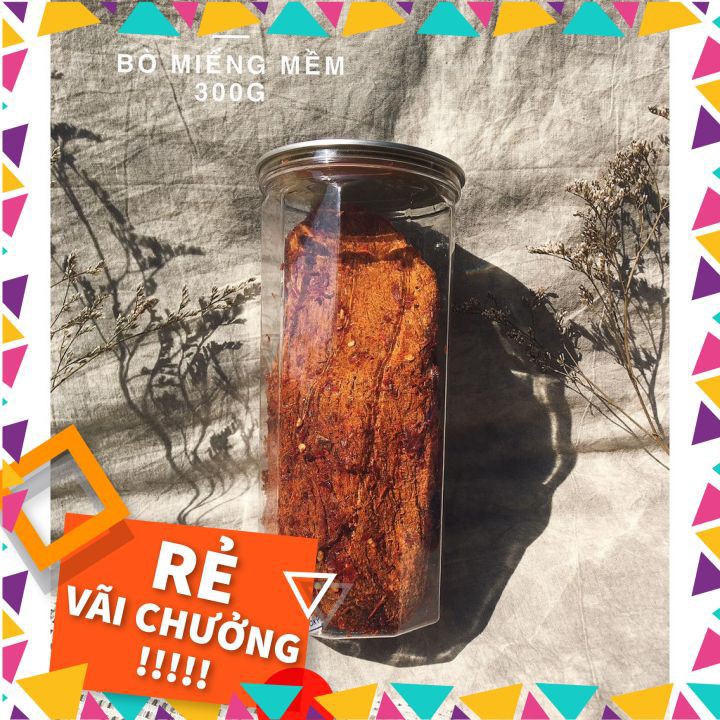 [Rẻ Vô Địch] Khô Bò Miếng Mềm Hồng Ngự Hủ Pet 300gram - Khô Bò Thật 100%
