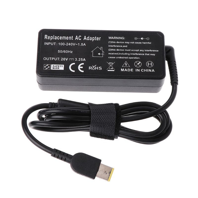 Bộ Sạc Laptop 20V 3.25A 65W AC Chuyên Dụng Cho Lenovo G500 G505 G405 ThinkPad X1 Carbon 13