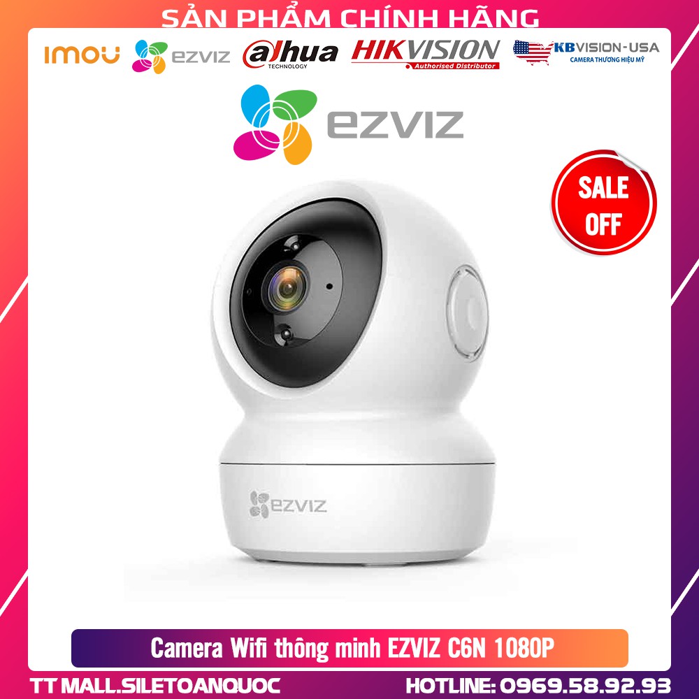 [RẺ VÔ ĐỊCH] Camera Wifi thông minh EZVIZ C6N 1080P - Chính Hãng Bảo Hành 2 Năm