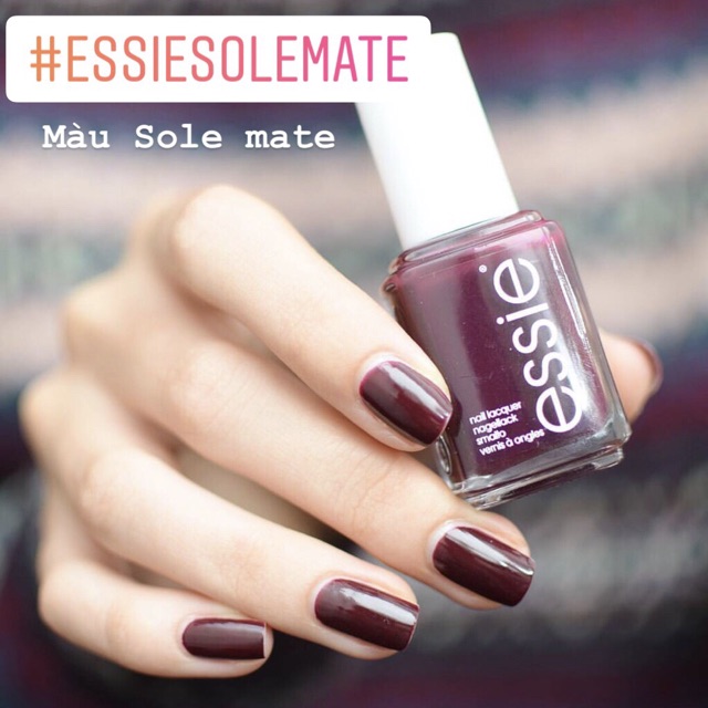 Sơn móng tay Essie chính hãng (top coat, chinchilly, merino, sole mate, bordeaux, dermure, mademoiselle, just not 11)