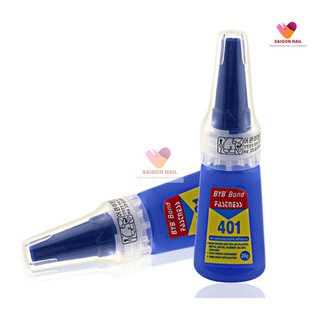 Keo dán móng ( keo bê tông ) 401 BYB - hàng 2 nắp - chuẩn