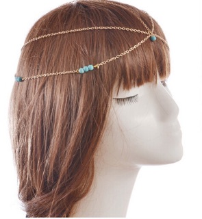 Vòng đội đầu boho - head chain boho style