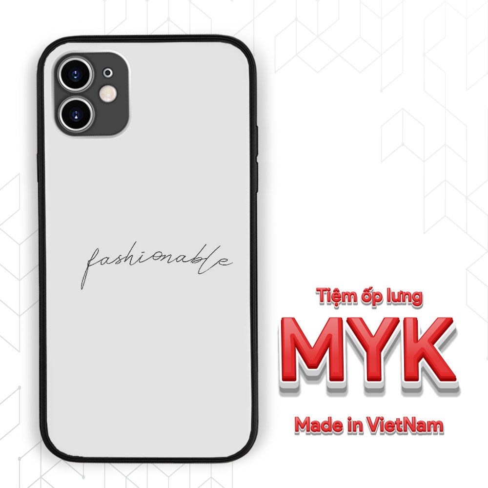 Ốp lưng silicon FASHIONABLE MYK độc lạ cho Iphone 5 6 7 8 Plus 11 12 Pro Max X Xr-LAK0003987