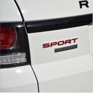Tem chữ sport nổi 3d inox trang trí ô tô - shoptoro
