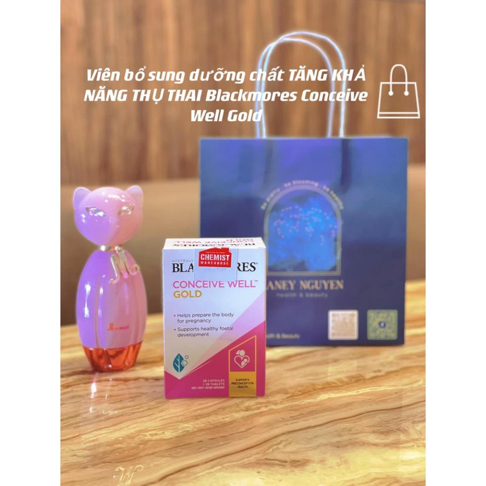 Blackmore Conceive Eell Gold 56v VIÊN UỐNG TĂNG KHẢ NĂNG THỤ THAI (Mẫu mới)