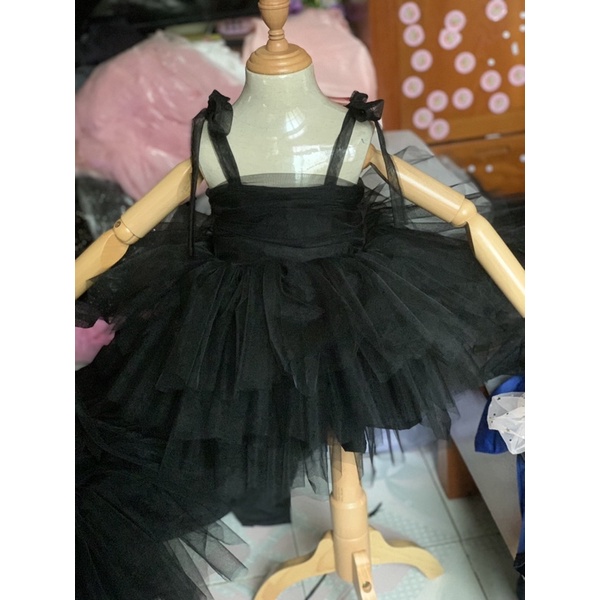 Đầm 2dây tutu đen sang chảnh cho bé🌻FREESHIP🌻 TIỆM CÔNG CHÚA NHỎ
