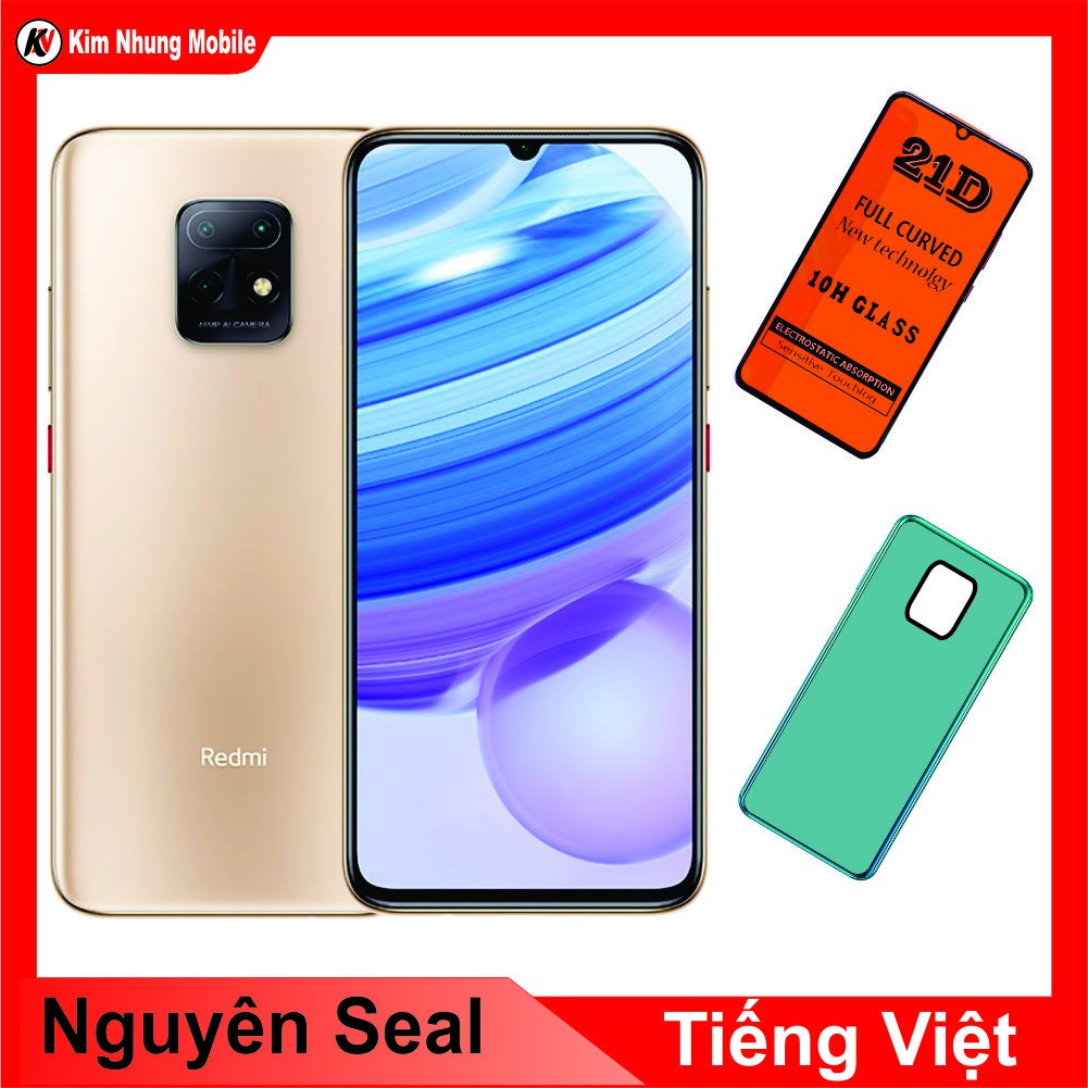 Combo Điện Thoại Xiaomi Redmi 10X (Hỗ trợ 5G) 128GB Ram 6GB + Cường lực - Hàng Nhập Khẩu | WebRaoVat - webraovat.net.vn