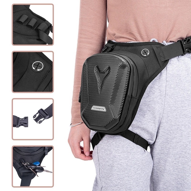 Túi đeo hông/ trước ngực đa năng chống thấm nước khi lái xe mô tô/ đạp xe Túi đùi