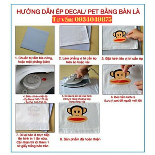 Sticker ủi dễ thương