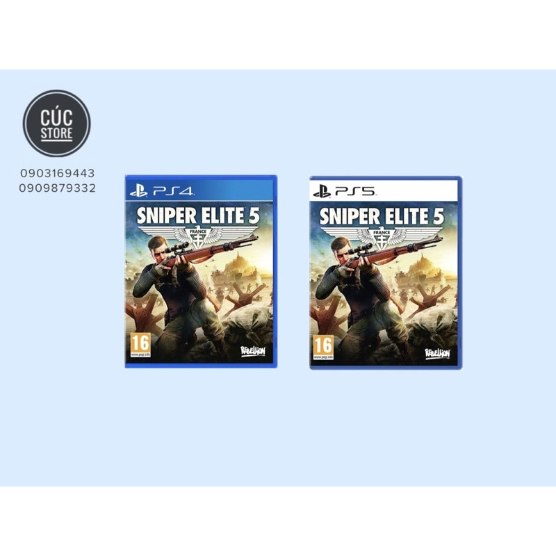 Đĩa chơi game PS4 / PS5: Sniper Elite 5