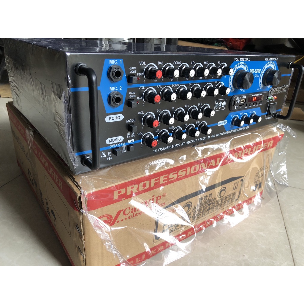 Amply CaliVIP Pro-6800 Chay 8 Sò Cs Mạnh Mẽ 500W