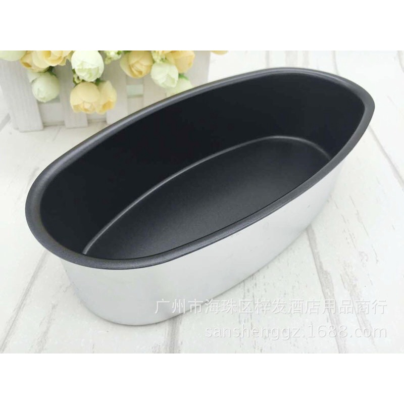 Khuôn oval chống dính đen D08