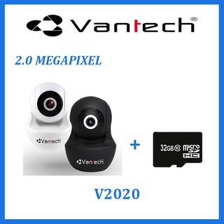 CAMERA IP WIFI VANTECH 2.0MP V2020 TẶNG THẺ NHỚ 32G