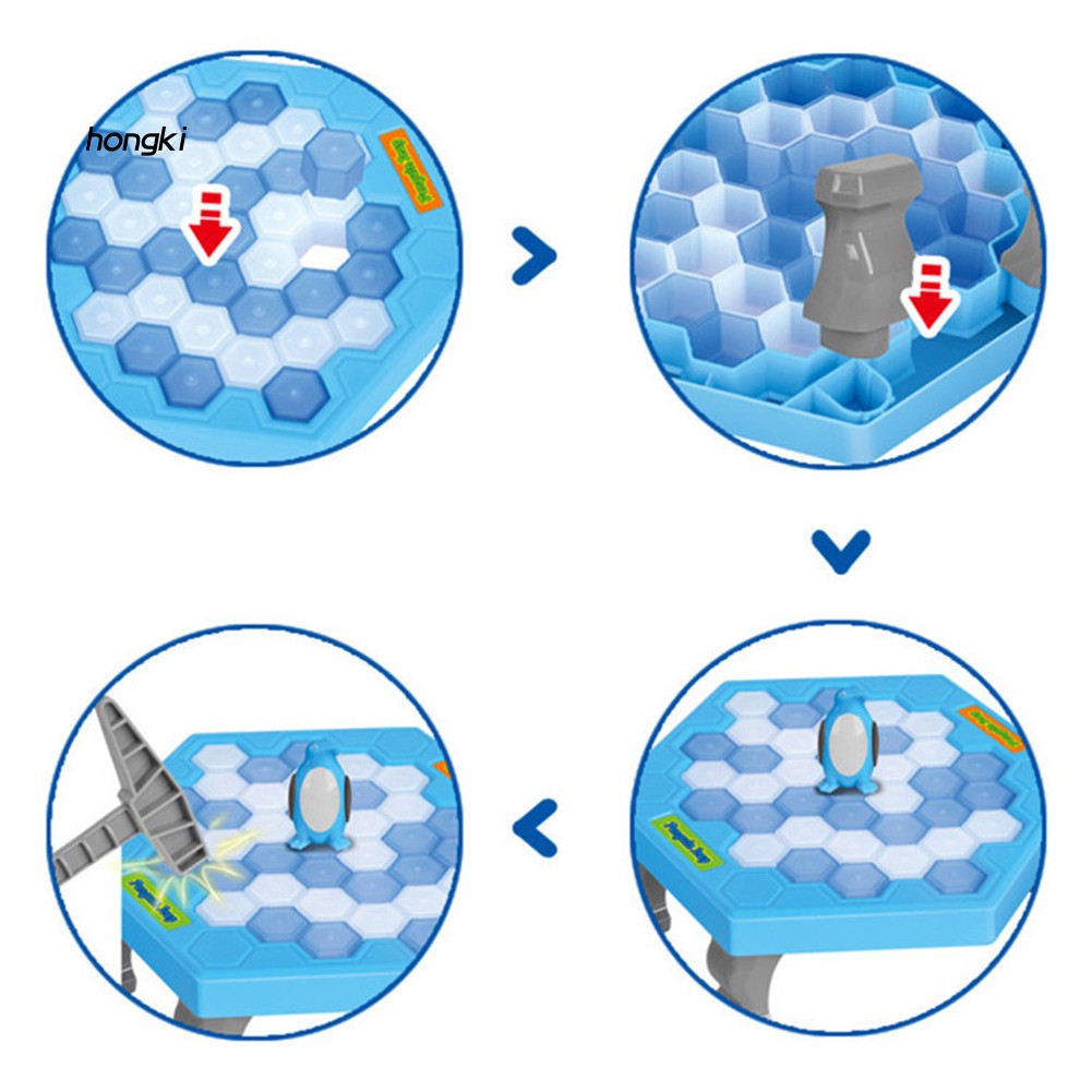 Bộ đồ chơi phá băng chim cánh cụt vui nhộn cho bé
