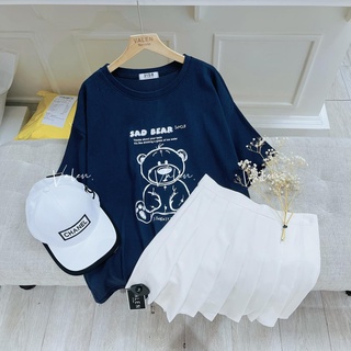 Áo pull cộc gấu SadBear (2308)