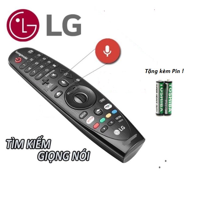 Điều khiển tivi LG giọng nói AN-MR18BA hàng chính hãng theo hộp bảo hành 6 tháng  tặng pin AA