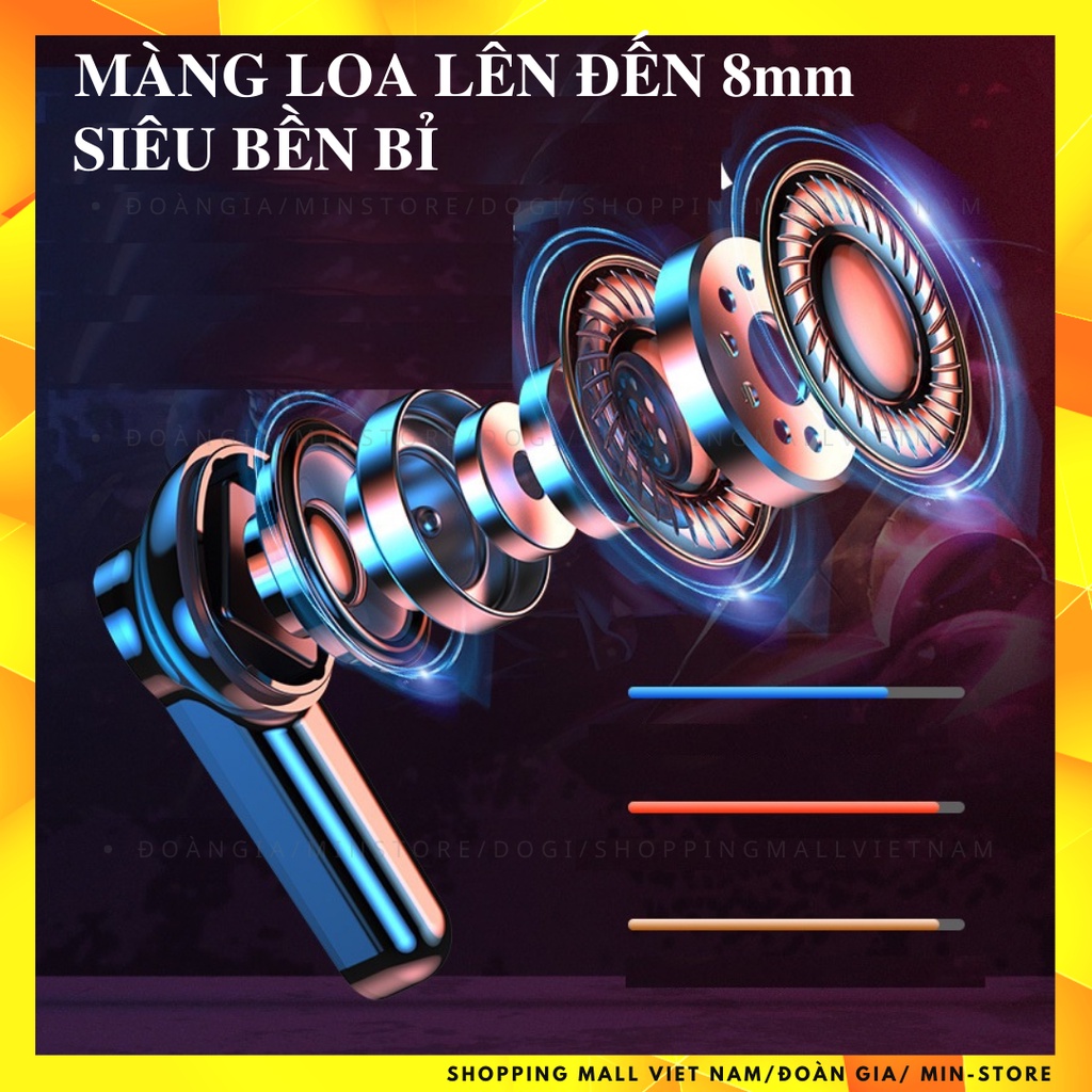 Tai nghe không dây gaming bluetooth Dogitek M28 có LED RGB và không trễ âm