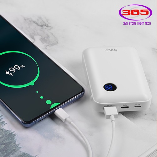 [HOCO]-Sạc dự phòng, pin sạc dự phòng chính hãng Hoco J44 10000mAh, sạc nhanh QC3.0-màn hình LED-BH 06 tháng