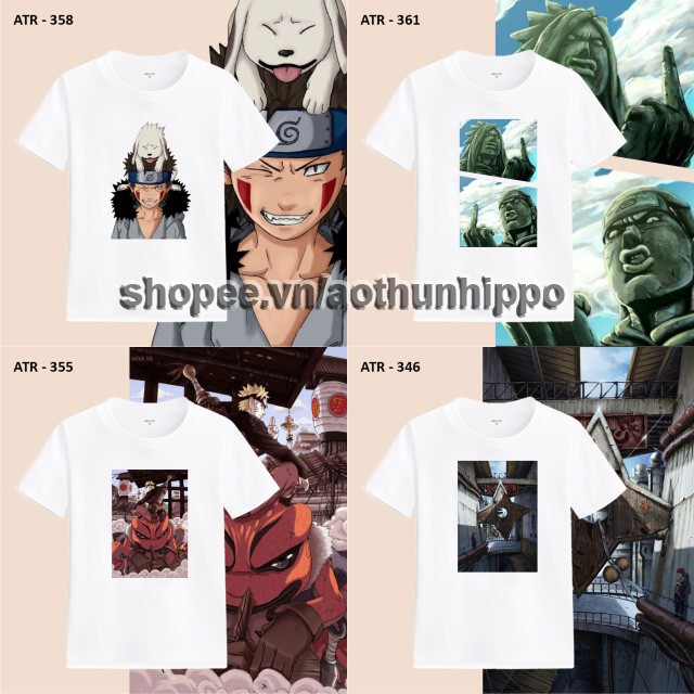 Áo thun Hippo - Kiba Naruto 27 (t)