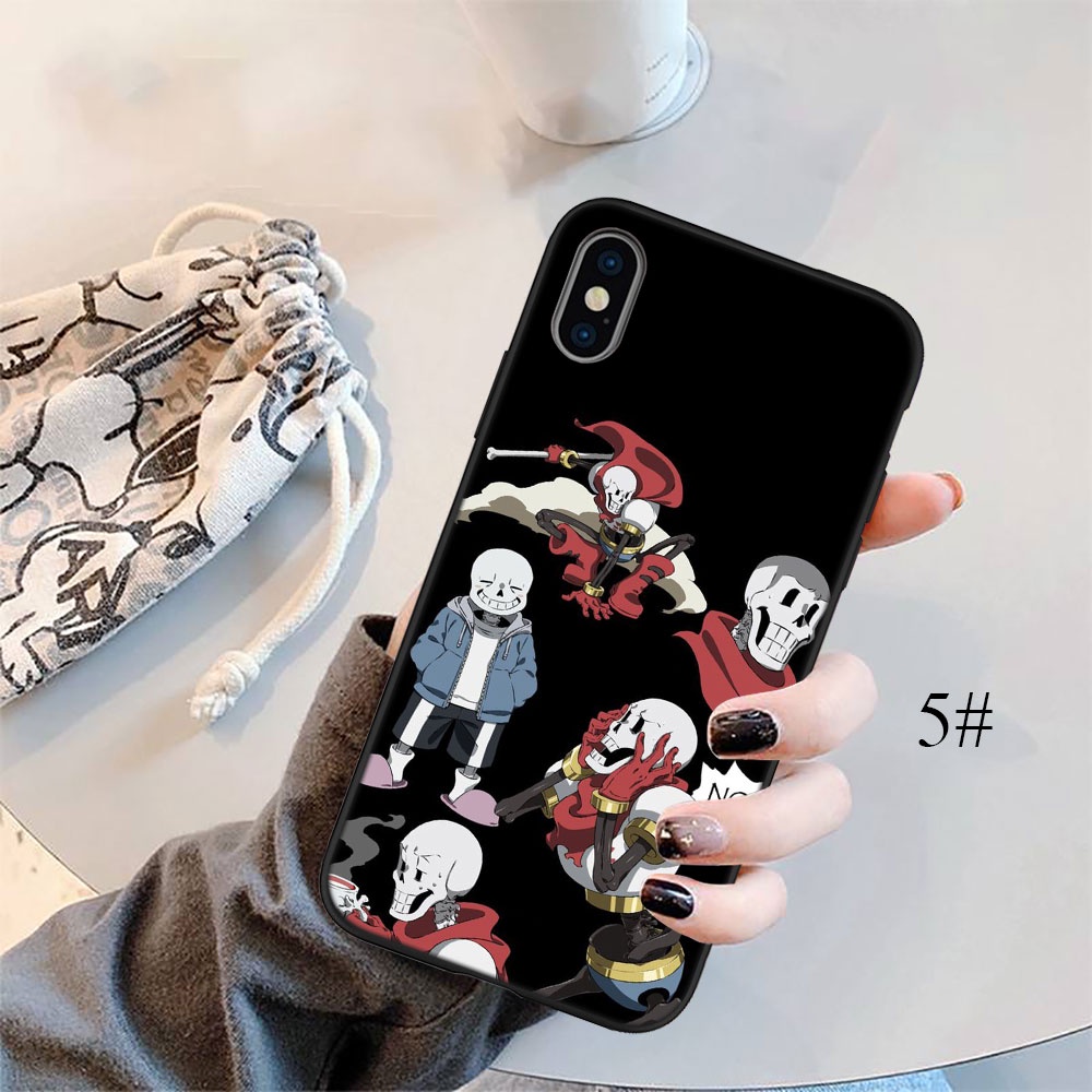Ốp Điện Thoại Silicon Mềm In Hình Hoạt Hình Undertale Sans Bad Cho iPhone 13 12 Pro Max Mini XS Max X OI95