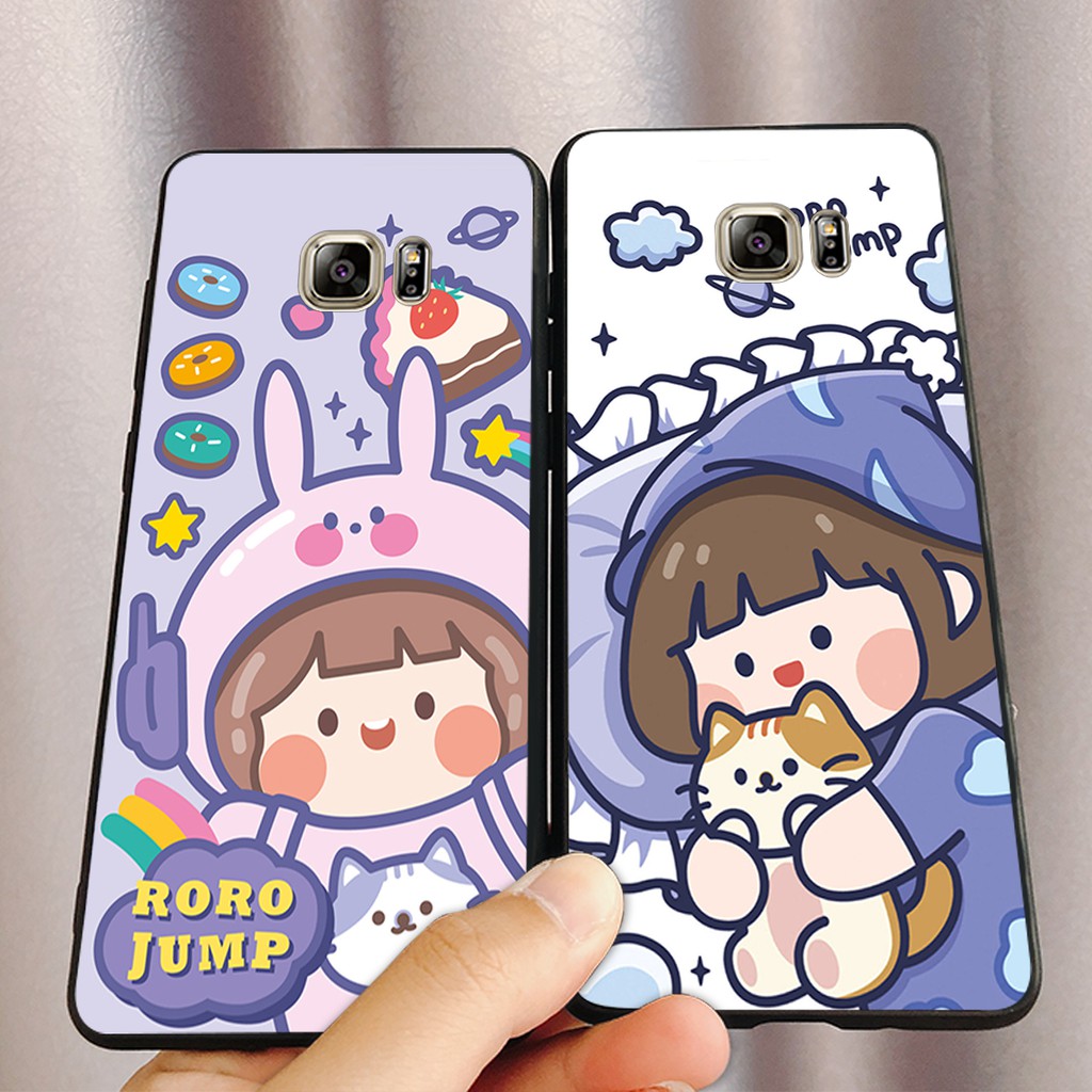 ỐP ĐIỆN THOẠI SAMSUNG NOTE 5 IN HÌNH 3 CÔ GÁI XINH CUTE SIÊU ĐẸP GIÁ RẺ