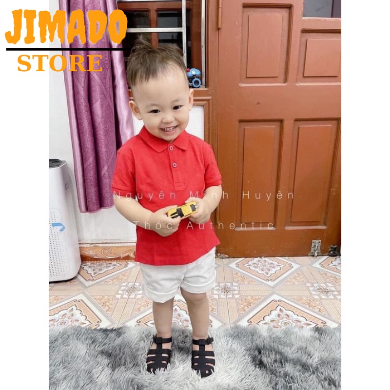 Áo polo bé Combo 2 áo thun cổ bẻ zr chất phông cá sấu đẹp cho bé JIMADO E2.068.XA.130