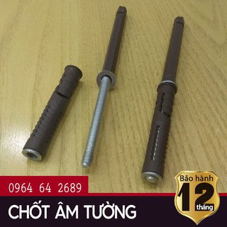 Chốt âm kệ treo tường loại thẳng 10cm - bộ 2 chiếc - combo 5 bộ / 10 chiếc