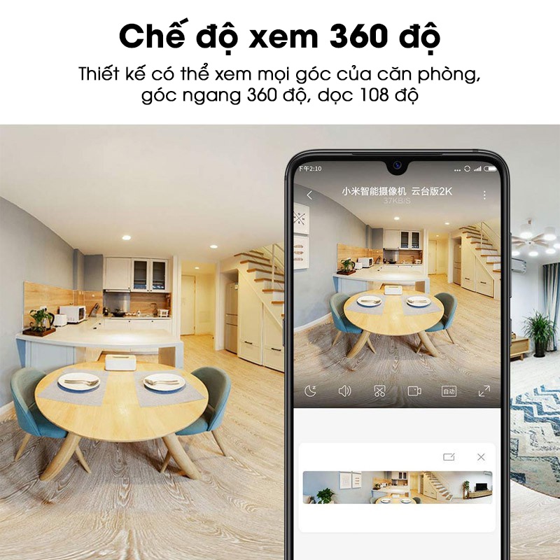 Camera Xiaomi SE - Hàng chính hãng, hỗ trợ cài đặt tiếng Việt qua App