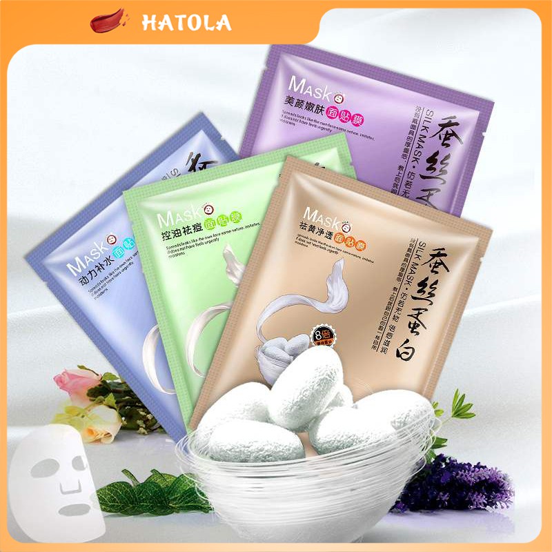 Mặt nạ dưỡng da mụn cấp ẩm thải độc tơ tằm ONE SPRING SILK MASK dưỡng trắng mờ thâm nám | Thế Giới Skin Care