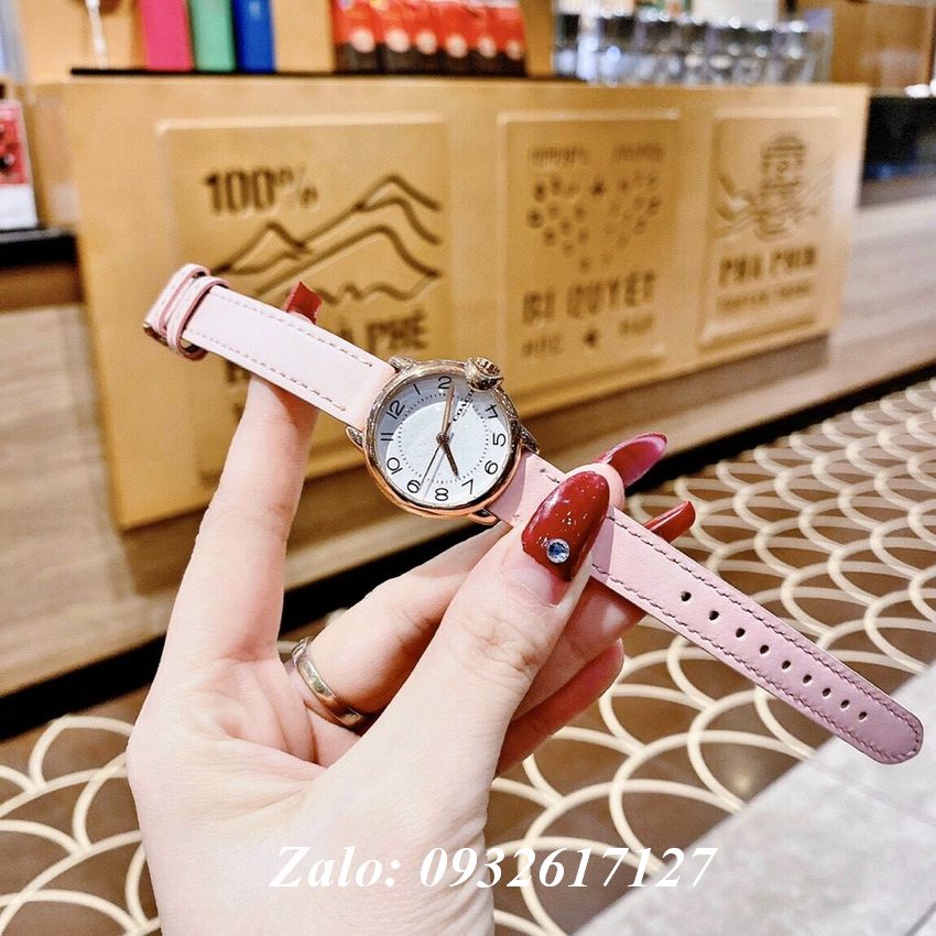 Đồng Hồ Nữ Coach 14503615 Dây Da  28mm Authentic