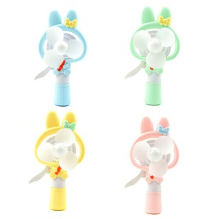 Cartoon Rabbit Hand Pressure Fan Student Water Spray Spray Fan