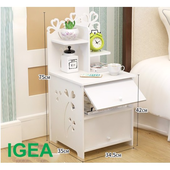 Kệ Tab Để Đầu Giường Họa Tiết Cá Tính Thương Hiệu IGEA IG356