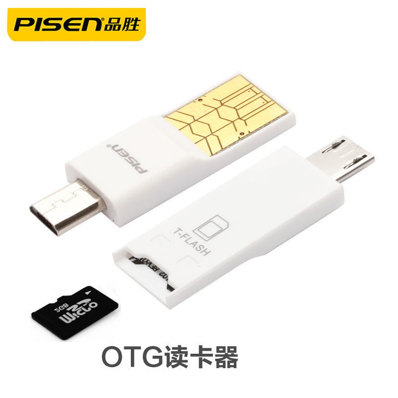 PISEN Đầu Đọc Thẻ Nhớ Đa Năng Tf / Sd Android Type-C