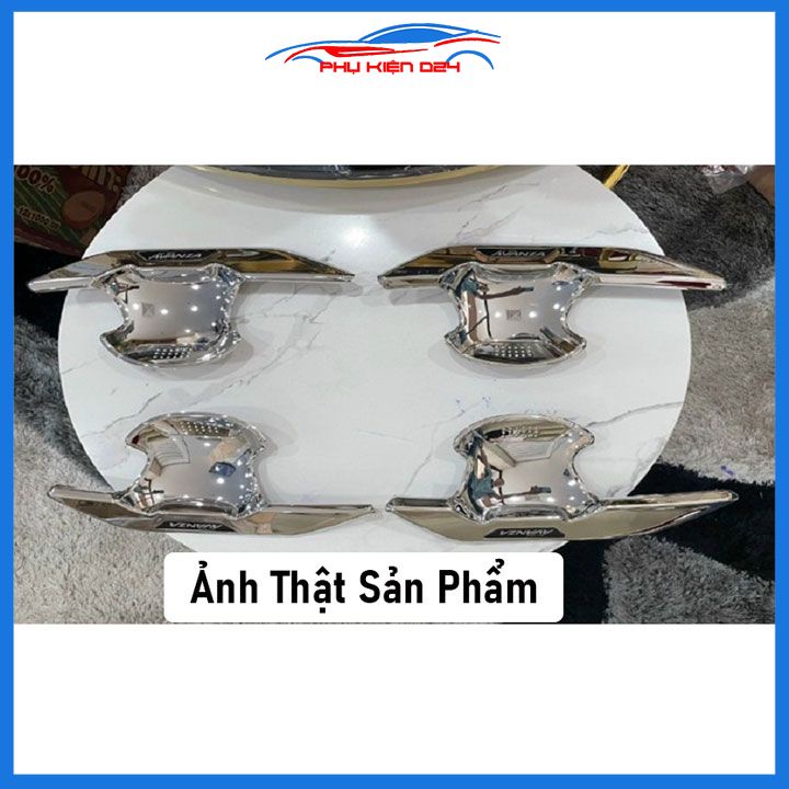 Ốp tay hõm mạ crom AVANZA 2022-2023-2024 sáng bóng chống trầy bảo vệ cửa xe ô tô