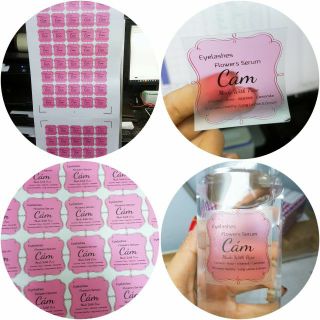 Combo in tem/nhãn dán khách đặt