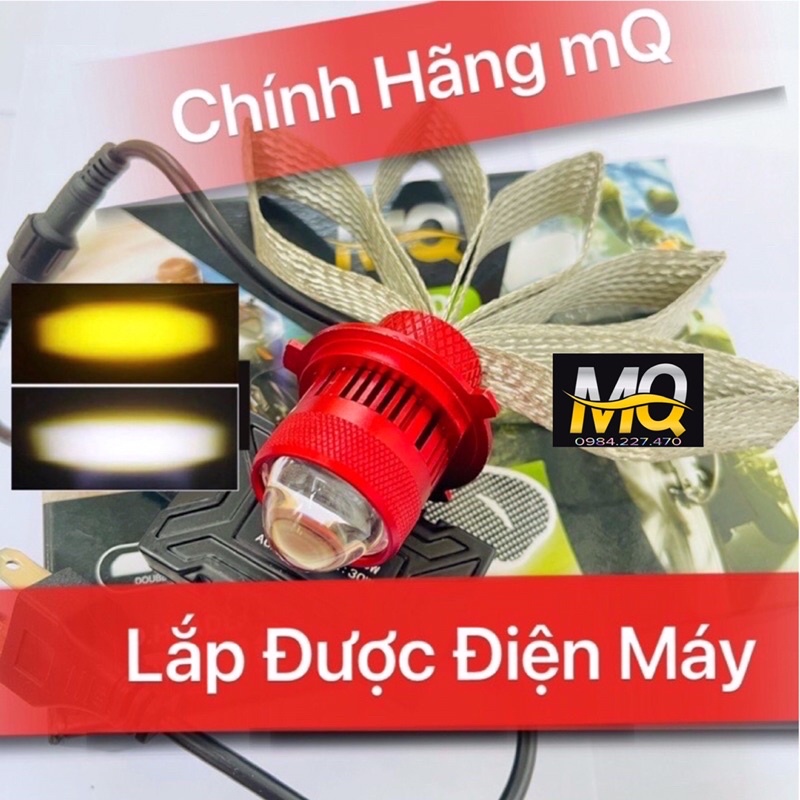 🔥 Đèn Pha LED Bi Cầu Mini Ruby Chống Chói Mắt 🔥 36W - Chân Đèn H4 - Bảo Hành 06 Tháng Đổi Mới 🔥