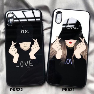 [FSS09JAN-Hoàn 20% xu] ỐP LƯNG IN HÌNH She & He - IP 6/6S - 6 Plus/ 6S Plus - 7/ 8 - 7 Plus/ 8 Plus - X/ XS/ XS Max