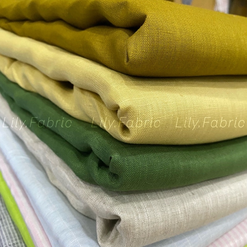 Vải Linen Tưng - Tưng Premium - Kiện Stock sang xịn mịn