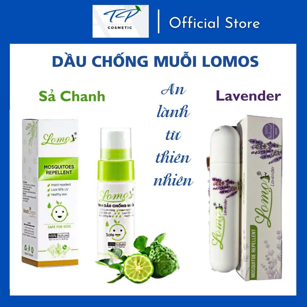 Tinh dầu CHỐNG MUỖI LOMOS (tinh dầu đuổi muỗi): An lành từ thiên nhiên, đặc biệt an toàn cho Bé yêu!