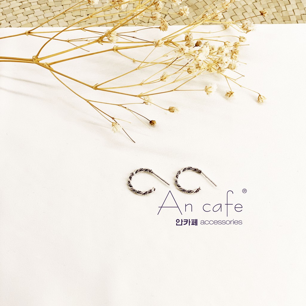 [ancafe.shop] ORJM1 Bông tai Hàn Quốc,hoa tai nữ bạc 925, bông tai đi tiệc, bông tai hàn quốc cá tính, khuyên tai nữ