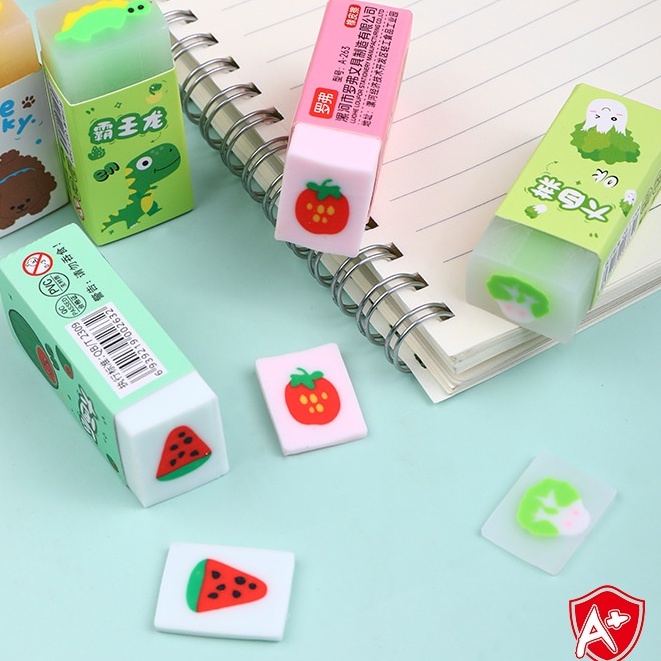 Tẩy Sassafras Hoạt Hình Sáng tạo Trái cây Nhỏ Nhiều Mẫu Dễ Thương