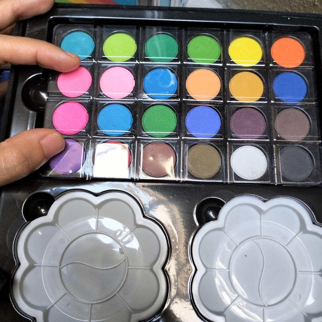 Bộ Màu Vẽ 2 Tầng 145 Chi Tiết Dễ Thương, Quà Tặng Sinh Nhật Cho Bé Trai, Bé Gái