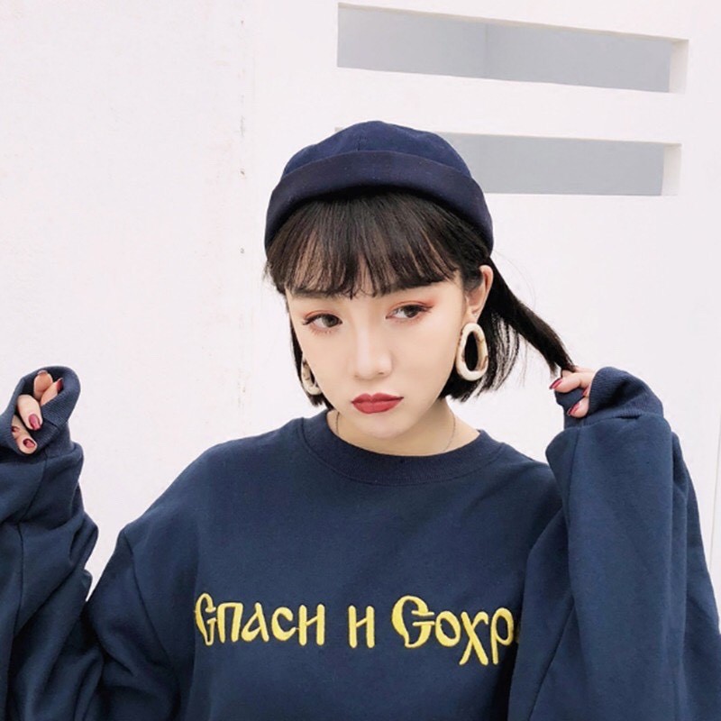 [Ảnh thật- Loại xịn -dày dặn] Mũ tròn phù hợp cả nam và nữ có điều chỉnh độ rộng phong cách hiện đại trẻ trung bán chạy