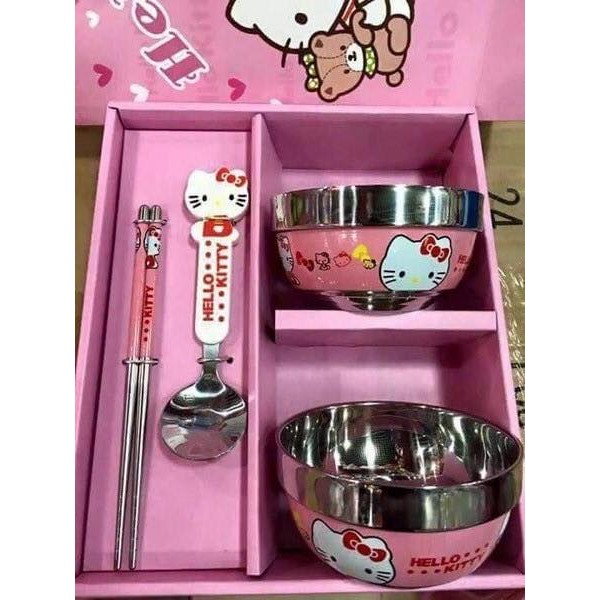 Bộ bát Hello Kitty