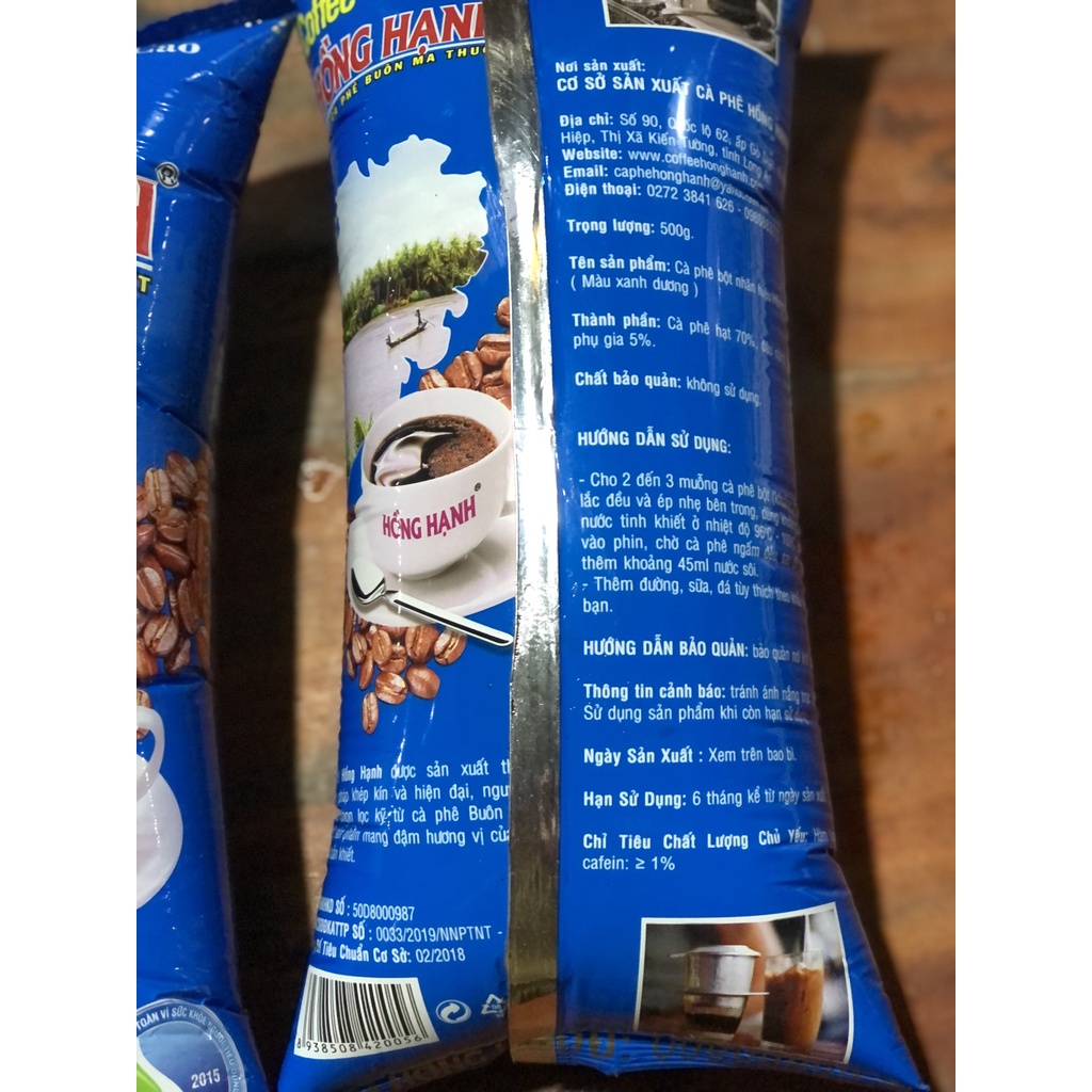 Cà phê xay Hồng Hạnh xanh 500g