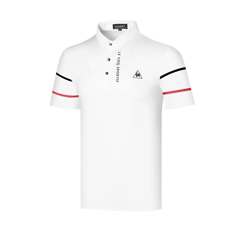 Le coq sportif Rooster Áo polo Tay Ngắn Thoáng Khí Nhanh Khô Thời Trang Xuân Hè Cho Nam