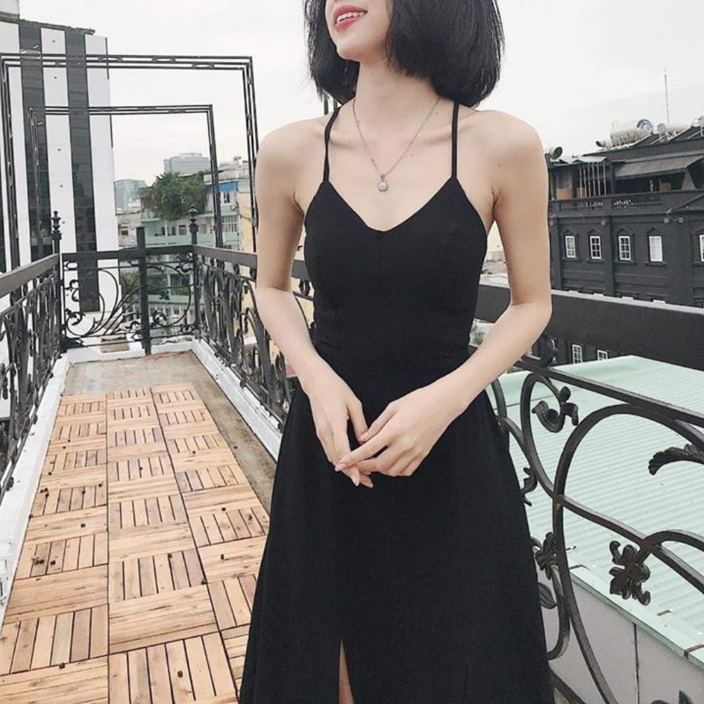 Đầm 2 Dây Maxi Đan Dây Lưng Dáng Dài Xẻ Tà Mang Đi Biển, Đi Chơi Đều Đẹp Hàng Cao Cấp [KÈM ẢNH THẬT] | BigBuy360 - bigbuy360.vn