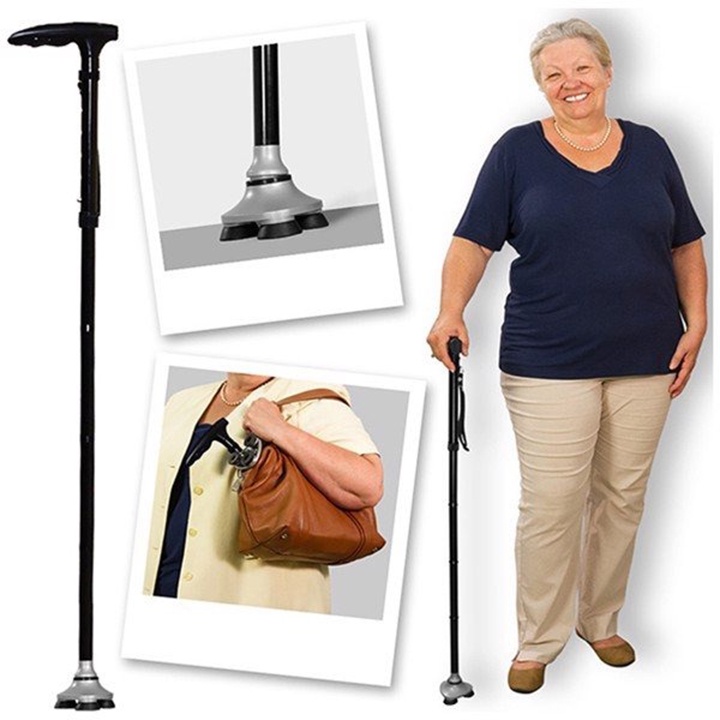 Gậy Cho Người Cao Tuổi Có Đèn Gấp Gọn Trusty Cane